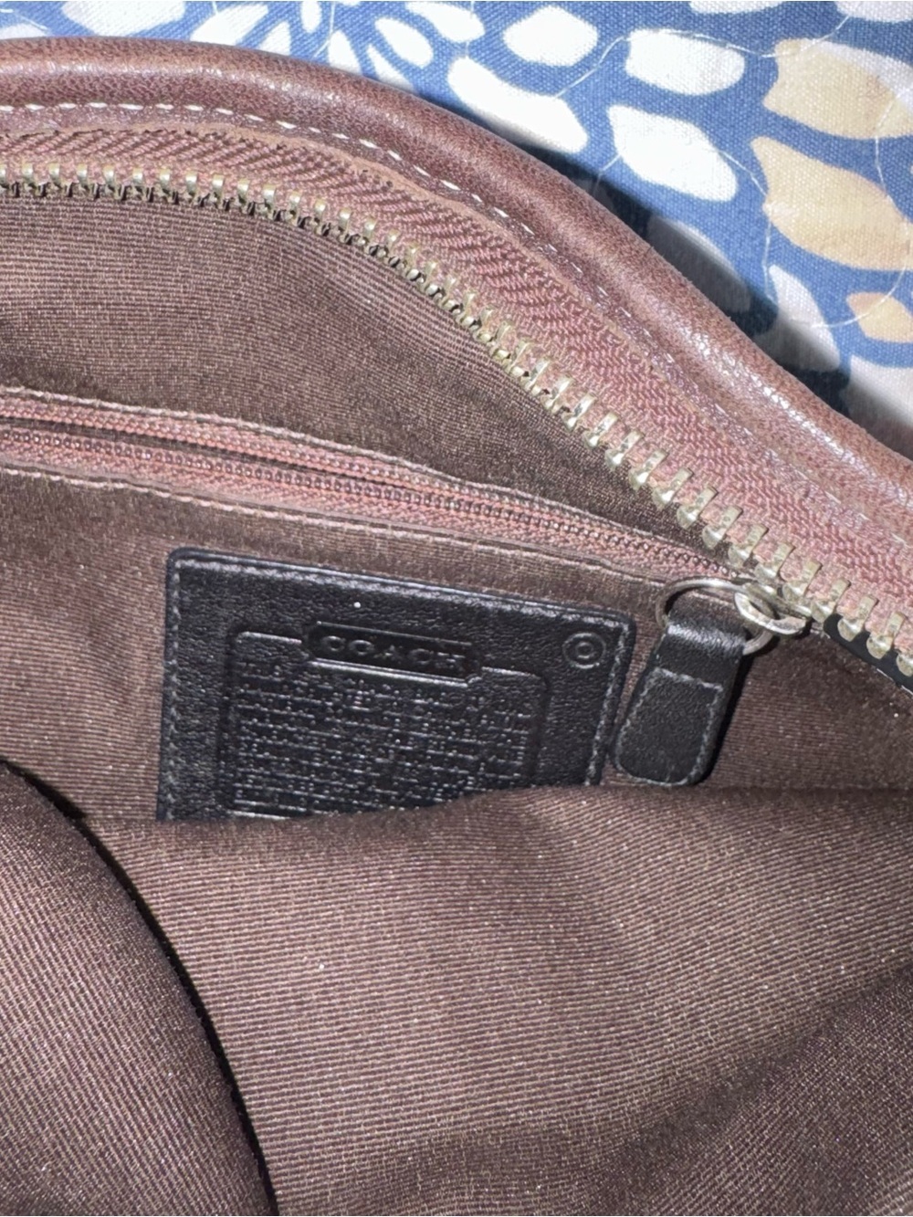 Coach brown leather crossbody vintage - Picture 7 of 7